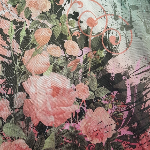 Flamingo brand-Floral Stretchy Mini Dress - Picture 2 of 5